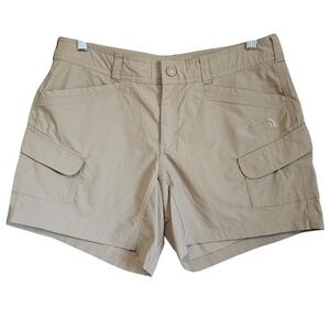 The North Face‎ Shorts Womens Size 6 Beige Hiking Packable Camping Gorpcore